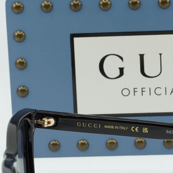 FINAL PRICE NEW GUCCI GG0746S 001 BLACK GREY UNISEX SUNGLASSES - Picture 7 of 11